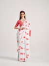 Polka Pops By Mono Poley Georgette With Fancy Latkans Sarees Online Wholesale